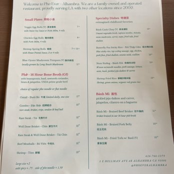 Pho Ever - Alhambra - 12/4/22 Menu - Vietnamese Near Me - Alhambra, California Pho Ever - Alhambra - 12/4/22 Menu - Vietnamese Near Me - Alhambra, California