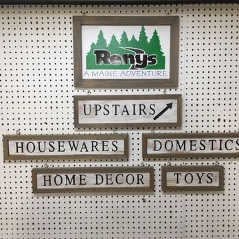 Renys Department Store - What's upstairs on one side, women's clothes on the opposite side - Department Stores Near Me - Dexter, Maine