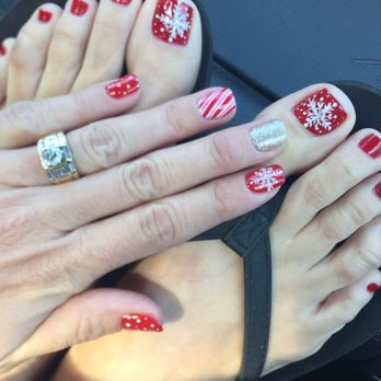 Bella Nails and Spa - Mani pedi with #60 red - Nail Salons Near Me - Murrieta, California Bella Nails and Spa - Mani pedi with #60 red - Nail Salons Near Me - Murrieta, California