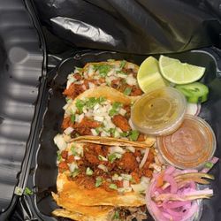 Don Jose Birria Tatemada - Chorizo and birria tacos