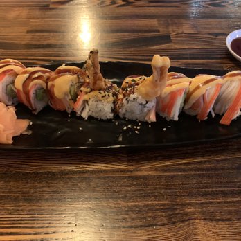 Tamashi Ramen Robata - Shaggy Dog sushi roll - Ramen Near Me - Houston, Texas Tamashi Ramen Robata - Shaggy Dog sushi roll - Ramen Near Me - Houston, Texas