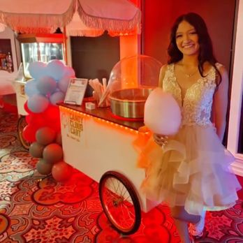 Candy Cloud Cart - Cotton candy cart - Caterers Near Me