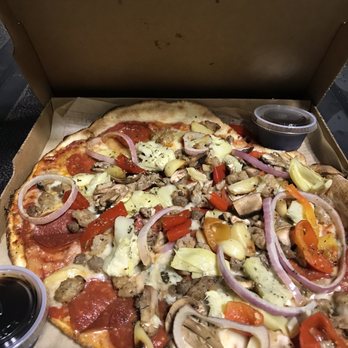 MOD Pizza - Yeah, it's got a whole tin of hairy fish livin on it. - Pizza Near Me - Humble, Texas