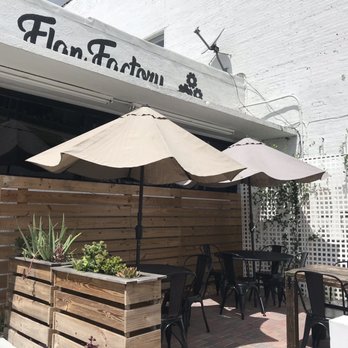 Flan Factory - Outside with about 3-4 Tables - your view is the parking lot across the street. No big deal - Cuban Near Me - Tampa, Florida Flan Factory - Outside with about 3-4 Tables - your view is the parking lot across the street. No big deal - Cuban Near Me - Tampa, Florida
