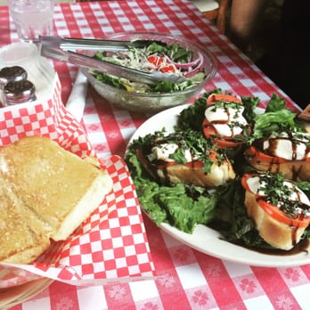Vinny Vanucchi's - Bruschetta!! House salad amazing dressing!!!! Garlic bread is to die for!!! - Italian Near Me - Galena, Illinois Vinny Vanucchi's - Bruschetta!! House salad amazing dressing!!!! Garlic bread is to die for!!! - Italian Near Me - Galena, Illinois