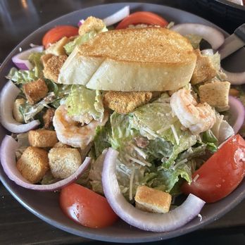 Eric's Office Restaurant - Caesar salad with shrimp - New American Near Me - Canandaigua, New York