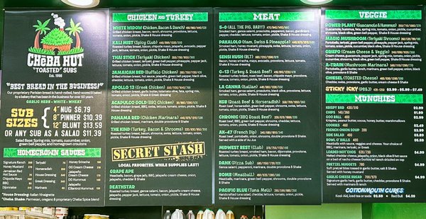 Menu photo 5 Cheba Hut "Toasted" Subs Henderson, NV Menu photo 5 Cheba Hut "Toasted" Subs Henderson, NV