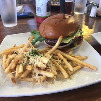 Ancestry Brewing - Ancestry burger with a vegan patty - Breweries Near Me - Tualatin, Oregon