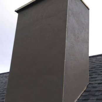 MXL Wall Systems - Sand float stucco texture finish on chimney. Customer was very impressed with the results. - Stucco Services Near Me - Jacksonville, Florida