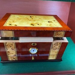Blackbeard Cigar Shop - Spanish Cedar-lined Humidors.  If we don't have what you're looking for, we can get it.  Just ask!