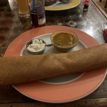Satyam - Masala dosa: Pancake with veggies - amazing - Vegetarian Near Me - Berlin, BE Satyam - Masala dosa: Pancake with veggies - amazing - Vegetarian Near Me - Berlin, BE