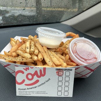 Wow Cow - Basil truffle fries - Korean Near Me - Tigard, Oregon