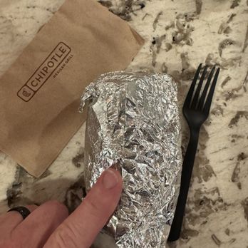 Chipotle Mexican Grill - Very sad untouched double meat burrito! Give me a break $16 - Mexican Near Me - Mission Viejo, California Chipotle Mexican Grill - Very sad untouched double meat burrito! Give me a break $16 - Mexican Near Me - Mission Viejo, California