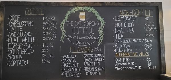 Menu photo 3 The Daily Grind Coffee North Palm Beach, FL Menu photo 3 The Daily Grind Coffee North Palm Beach, FL