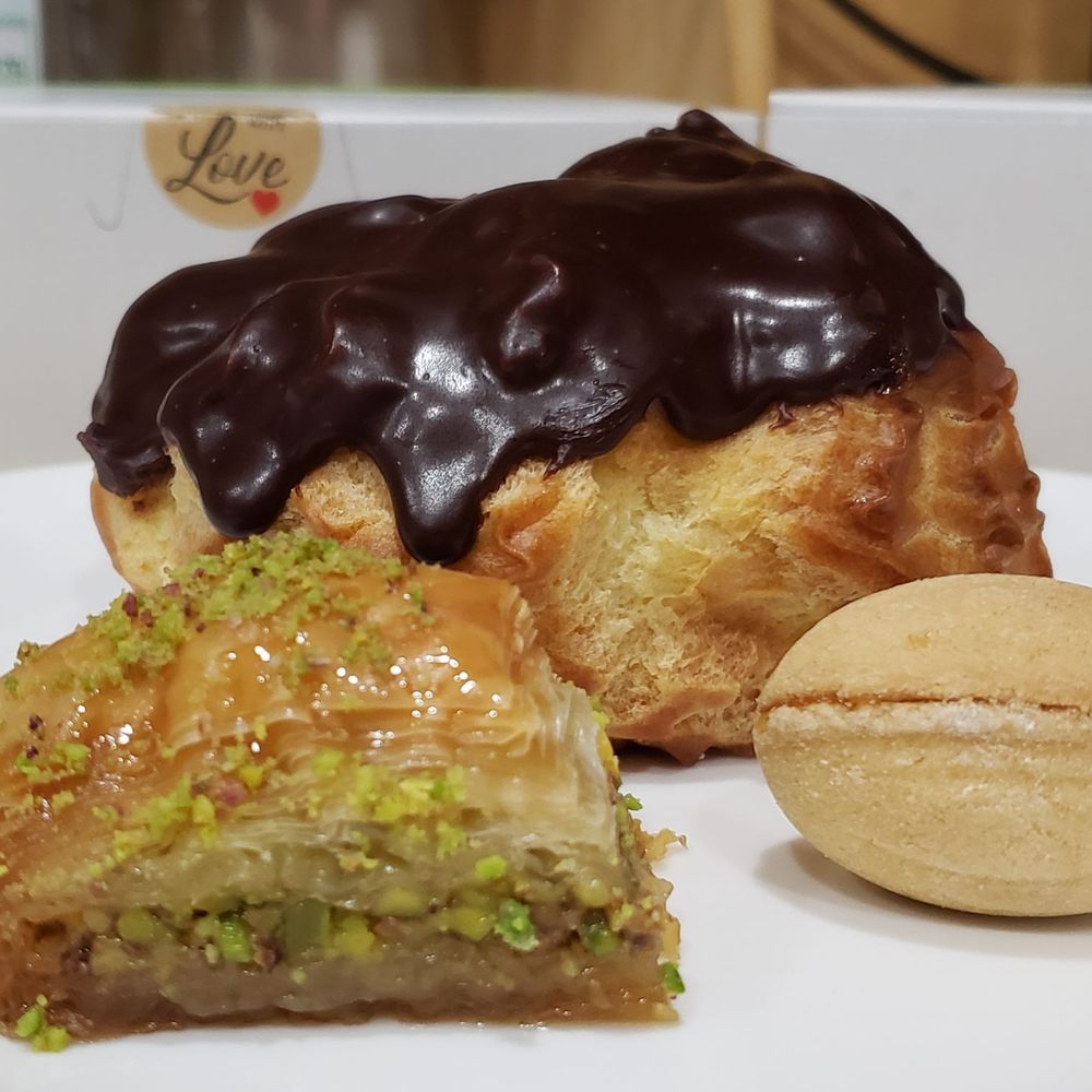 Two Ladies Bakery North - two pastries on a plate - Bakeries Near Me - Hasbrouck Heights, New Jersey Two Ladies Bakery North - two pastries on a plate - Bakeries Near Me - Hasbrouck Heights, New Jersey