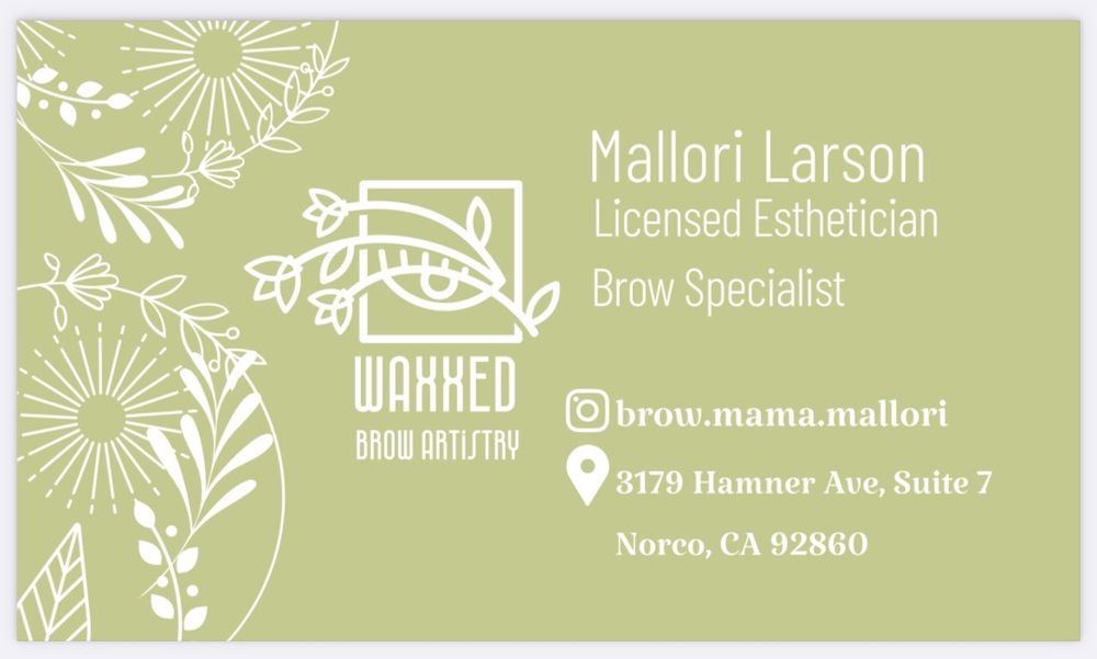 Waxxed Brow Artistry Logo