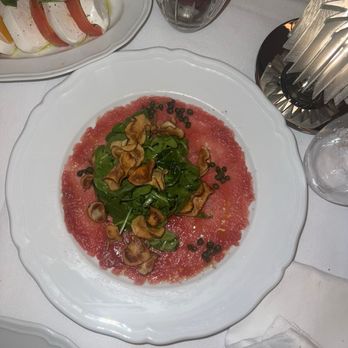 Castell's Restaurant - Tuna Carpaccio, Sunchokes - Italian Near Me - Brooklyn, New York