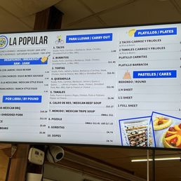 Menu, electronic. Menu, electronic.