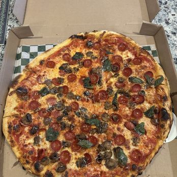 Ozzi’s Pizza - Pepperoni (+ mushroom added) pie - Pizza Near Me - Fort Worth, Texas Ozzi’s Pizza - Pepperoni (+ mushroom added) pie - Pizza Near Me - Fort Worth, Texas