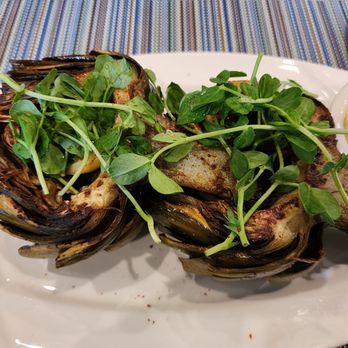 Tisza Bistro - Artichokes with aioli. - Modern European Near Me - Healdsburg, California Tisza Bistro - Artichokes with aioli. - Modern European Near Me - Healdsburg, California