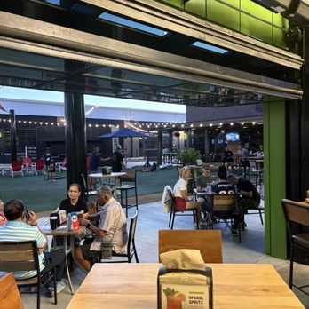 Chicken N Pickle - View outside from the bar! - Pickleball Near Me - Henderson, Nevada Chicken N Pickle - View outside from the bar! - Pickleball Near Me - Henderson, Nevada