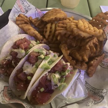 Ropewalk - Sesame encrusted tuna tacos ($17) - New American Near Me - Chincoteague, Virginia