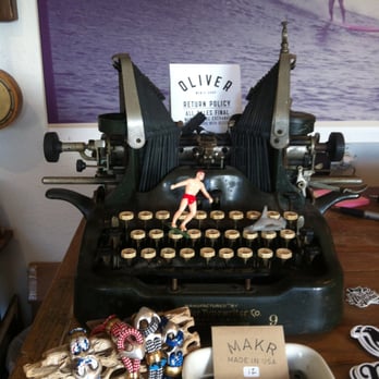 Oliver Men's Shop - A hundred year old plus Oliver typewriter. - Men's Clothing Near Me - Kailua, Hawaii Oliver Men's Shop - A hundred year old plus Oliver typewriter. - Men's Clothing Near Me - Kailua, Hawaii