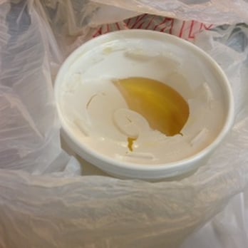 Benihana - This is what happens when you pack the container of soup on the VERY BOTTOM. This is what I found when I brought my dinner home. - Sushi Bars Near Me - Houston, Texas Benihana - This is what happens when you pack the container of soup on the VERY BOTTOM. This is what I found when I brought my dinner home. - Sushi Bars Near Me - Houston, Texas