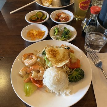 Iron Pot - Lunch Plate with Shrimp and Egg - Korean Near Me - Kent, Washington Iron Pot - Lunch Plate with Shrimp and Egg - Korean Near Me - Kent, Washington