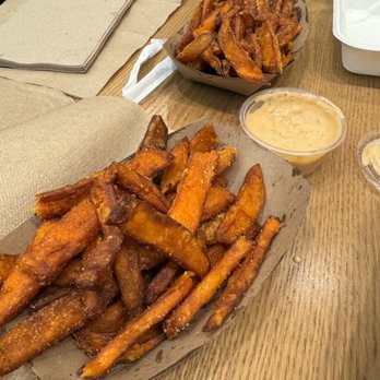 The Melt - Sweet Potato Fries with a side of The Melt Sauce - New American Near Me - Irvine, California The Melt - Sweet Potato Fries with a side of The Melt Sauce - New American Near Me - Irvine, California