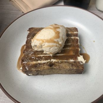 Husk - Banana bread with rum dressing and Chantily Cream! - American Near Me - Charleston, South Carolina