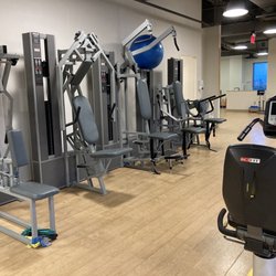 Potomac Valley Orthopaedic Associates - (Left) Resistance machines commonly found in most gyms. (Right) Recumbent bikes