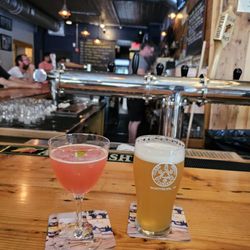 Three Penny Taproom - Nice beer on tap....Great selection of maybe 18. Very well done Cosmo.