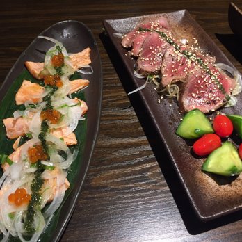 Ramen Bar Ichi - Salmon carpaccio and beef tataki - Ramen Near Me - Houston, Texas Ramen Bar Ichi - Salmon carpaccio and beef tataki - Ramen Near Me - Houston, Texas