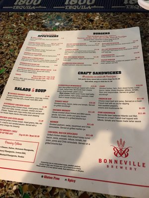 Menu photo 5 Bonneville Brewery Tooele, UT