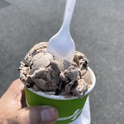 Scoop of mocha chip