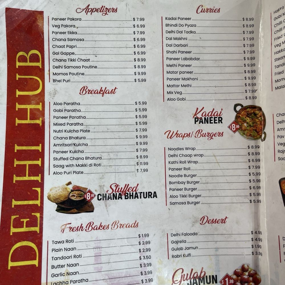 Delhihub - Menu - Breakfast & Brunch Near Me - Mississauga, Ontario
