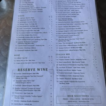 Tre Trattoria - Wine menu - Italian Near Me - San Antonio, Texas Tre Trattoria - Wine menu - Italian Near Me - San Antonio, Texas