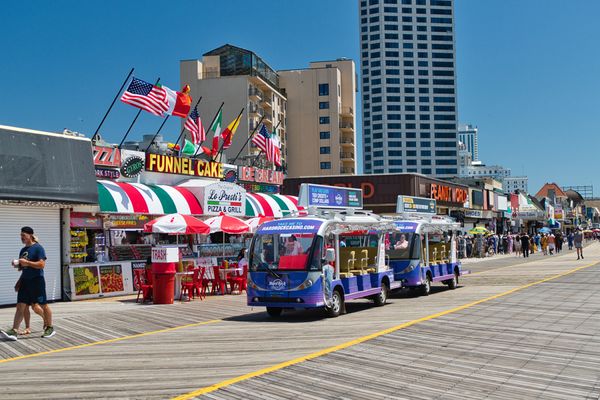 Atlantic City Boardwalk by null