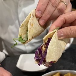 Rusty Taco - Empty brisket vs full shrimp.