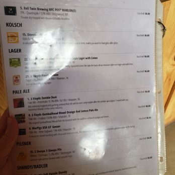 Minooka Park - Beer garden menu 2025 - Hiking Near Me - Waukesha, Wisconsin