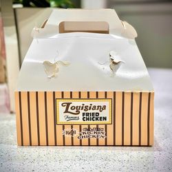 Louisiana Famous Fried Chicken - What is left after dinner!