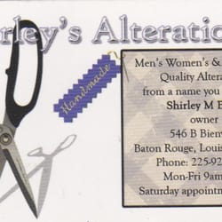 Shirley's Alterations - Quality, Affordable, Alterations. Serving Mid-City residents and beyond for over 15 years.