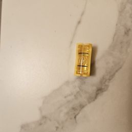 This is a tile that at the middle that is level.
