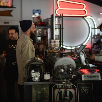 Carbon Canyon Coffee - two men standing at the counter - Coffee & Tea Near Me - Brea, California Carbon Canyon Coffee - two men standing at the counter - Coffee & Tea Near Me - Brea, California