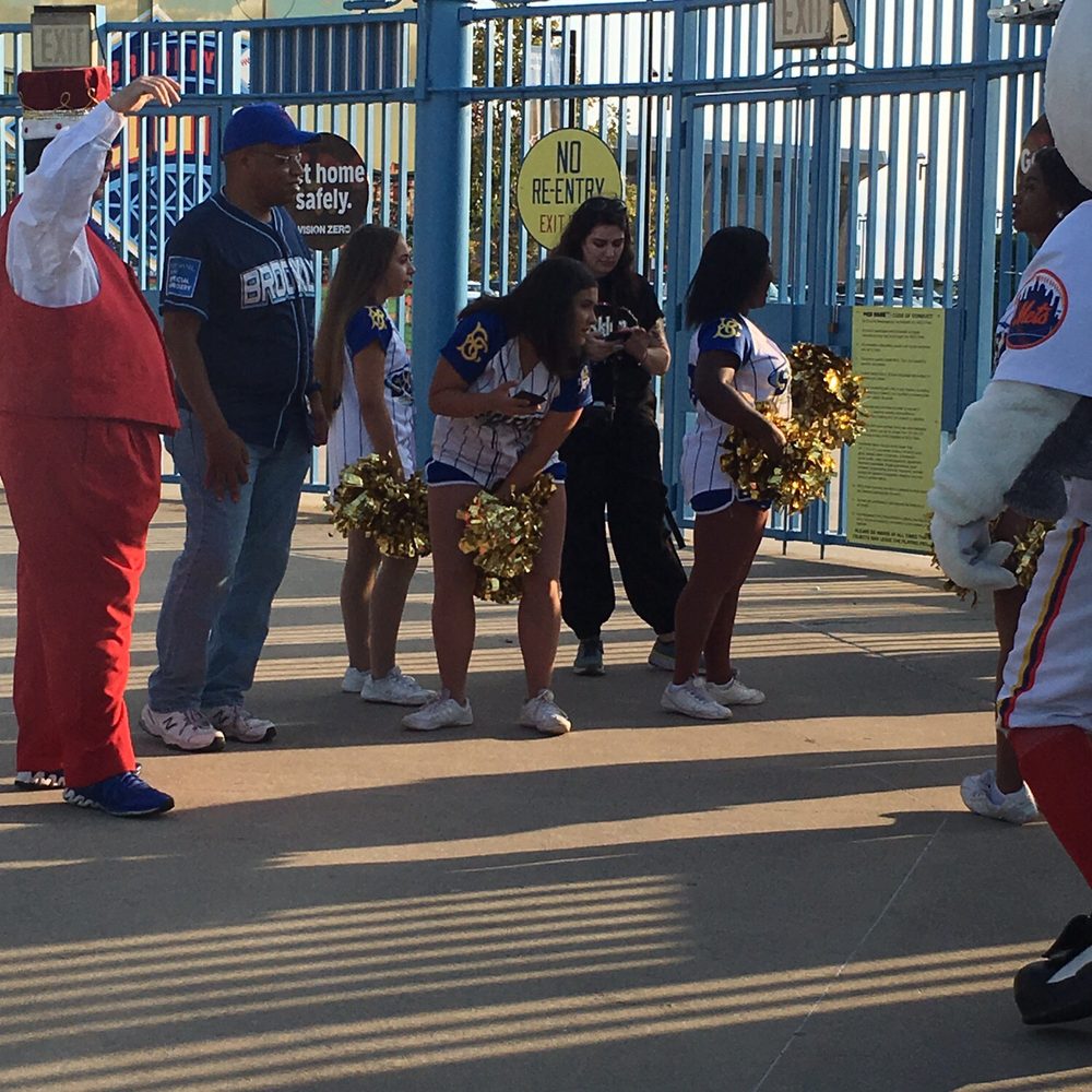 MCU Park - Some of the surf squad greeting people. - Stadiums & Arenas Near Me - Brooklyn, New York