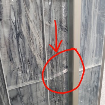 Valdez Mirrors Shower Door - CRACKED TILE - Windows Installation Near Me Valdez Mirrors Shower Door - CRACKED TILE - Windows Installation Near Me