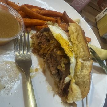 The Guilt Free Glutton - Hangover burger - New American Near Me - Las Vegas, Nevada
