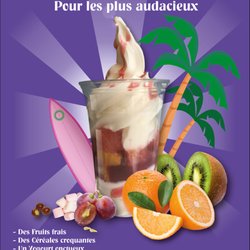 À St Barth - Yogourt glacé généreux