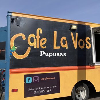 Cafe La Vos - a food truck parked in a parking lot - Tacos Near Me - Ogden, Utah